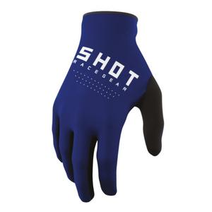 Gants motocross enfants Shot Raw Kid bleu soldes