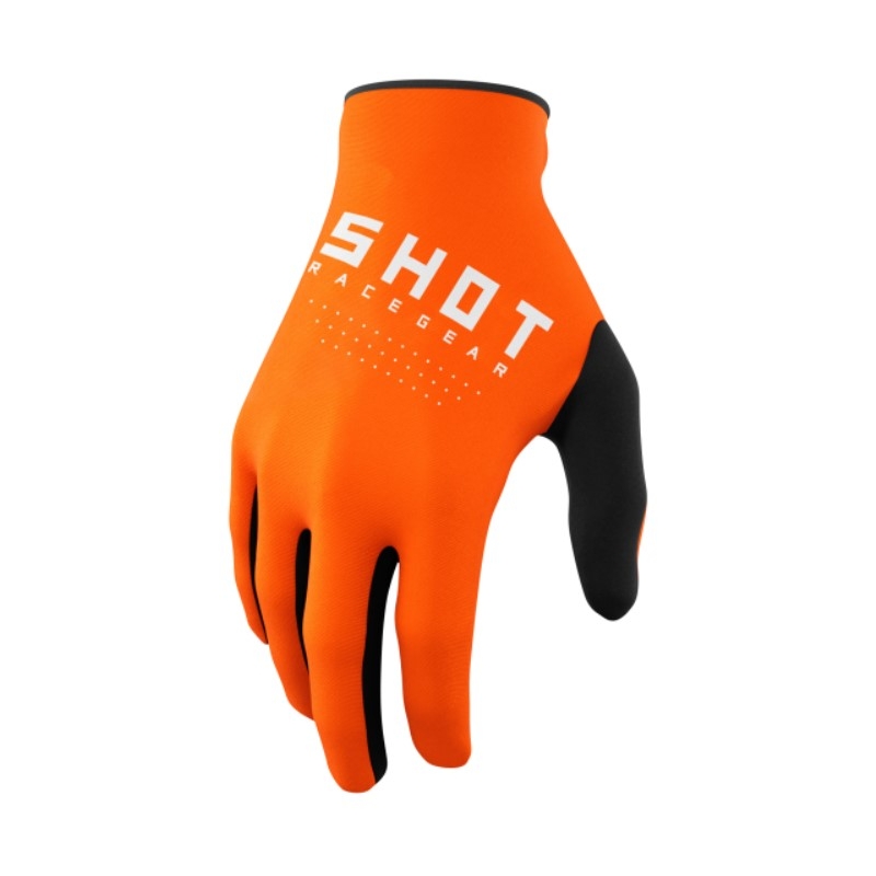 Gants motocross enfants Shot Raw Kid orange soldes