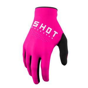 Gants motocross enfants Shot Raw Kid rose soldes