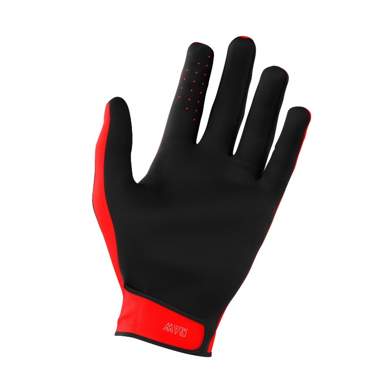 Gants motocross enfant Shot Raw Kid rouge soldes