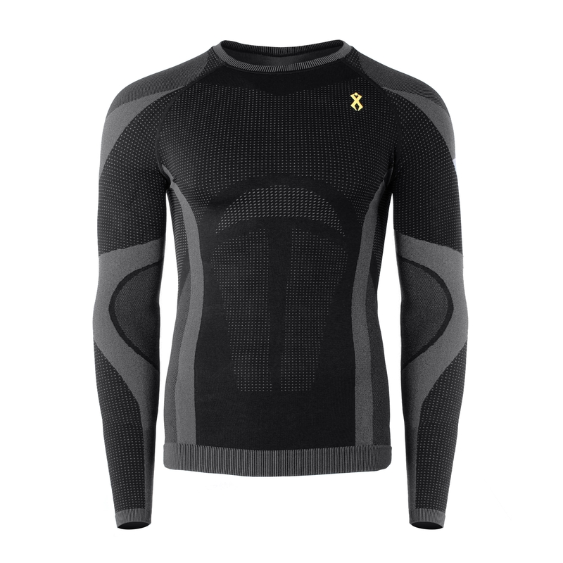 T-shirt fonctionnel homme Rilax Noah noir - manches longues