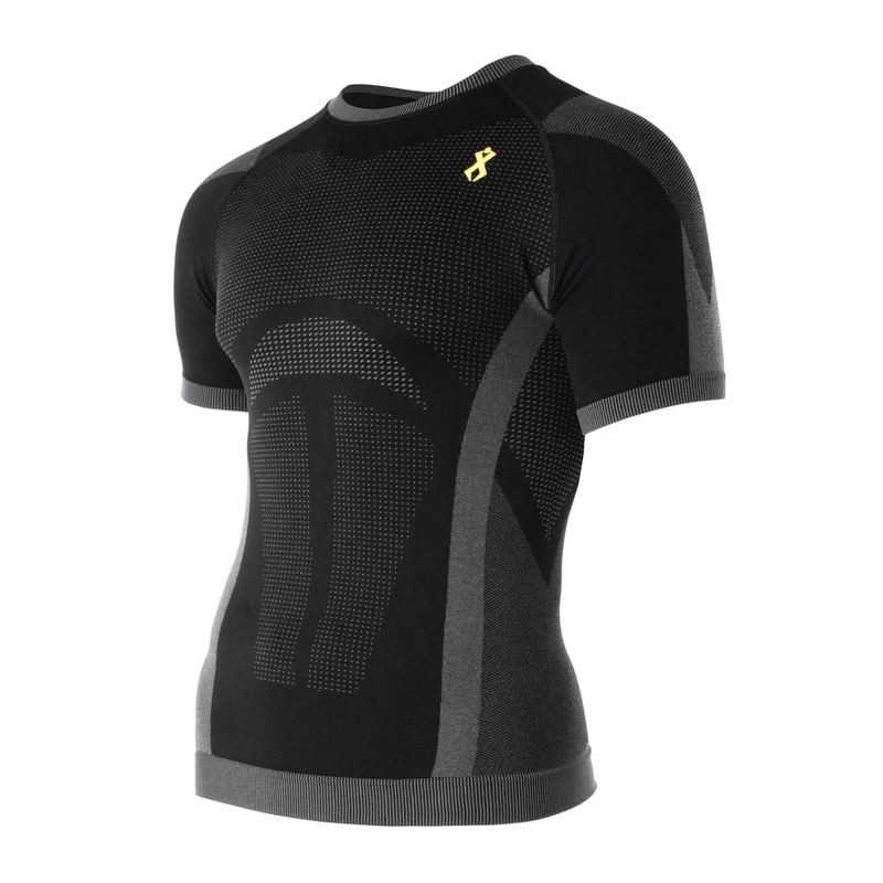 T-shirt fonctionnel pour homme Rilax Noah noir - manches courtes
