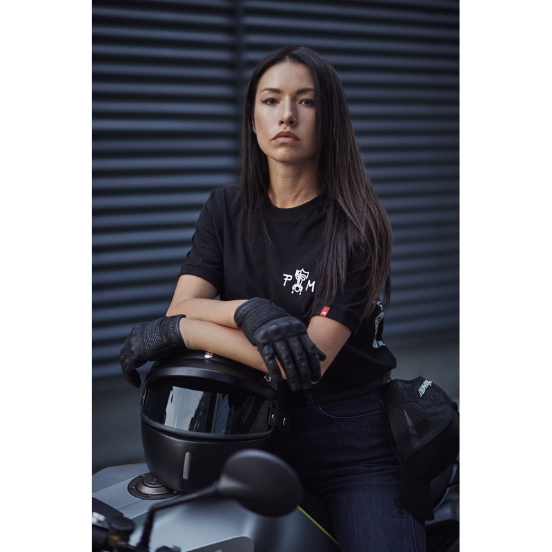 Jeans moto femme PANDO MOTO Kusari Cor 02 bleu soldes