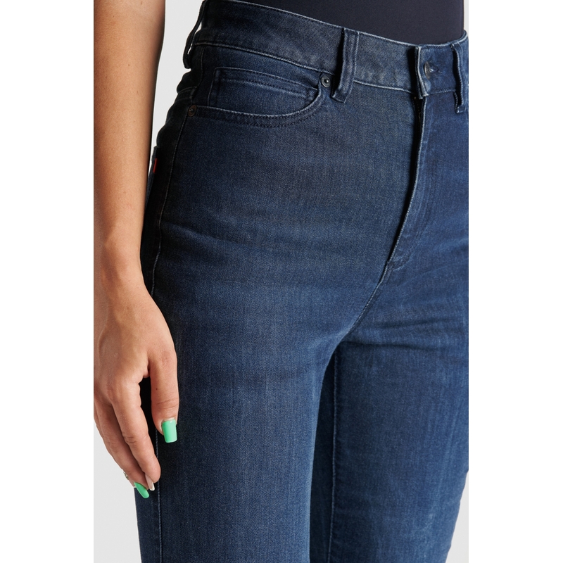 Jeans moto femme PANDO MOTO Kusari Cor 02 bleu soldes