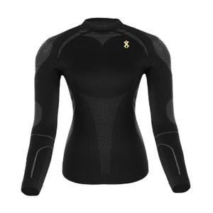 T-shirt fonctionnel femme Rilax Mia noir - manches longues