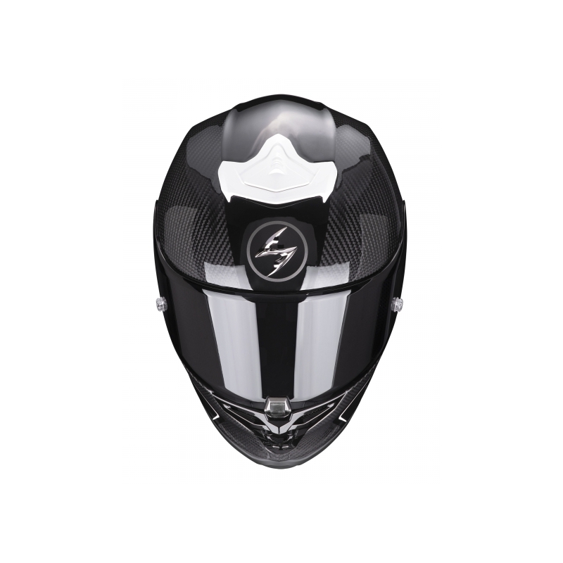 Integrální přilba Scorpion EXO-R1 Carbon Air Corpus II černo-bílá - II. jakost