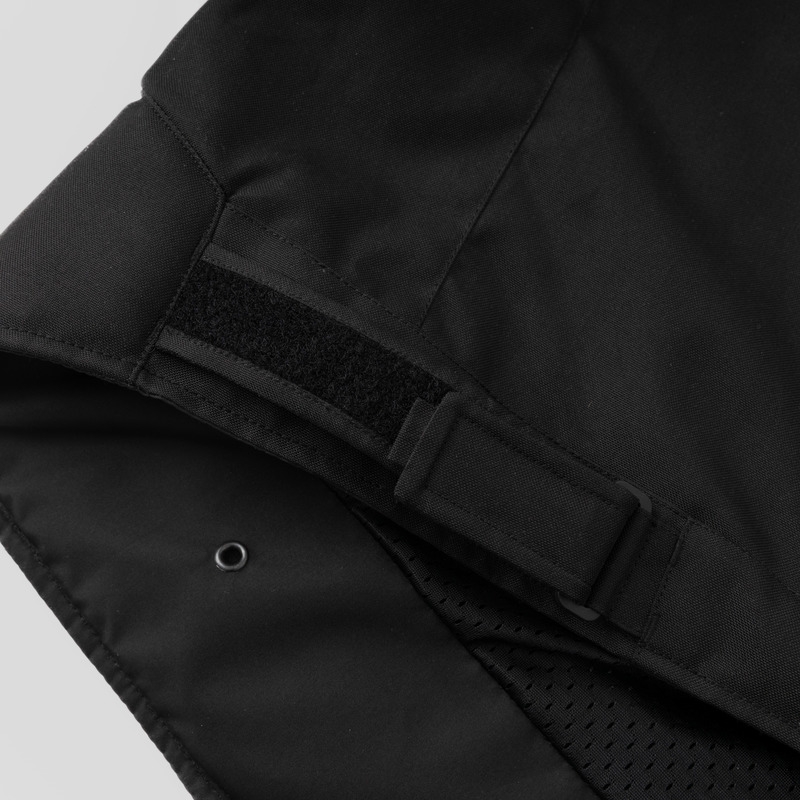 Veste de moto noire Rebelhorn Wave