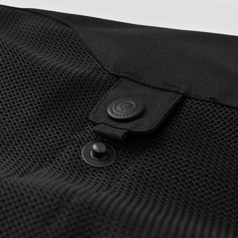 Veste de moto noire Rebelhorn Wave