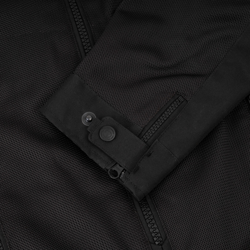 Veste de moto noire Rebelhorn Wave