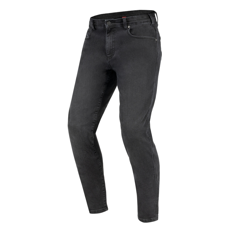 Jean moto Rebelhorn Nomad TP délavé noir soldes