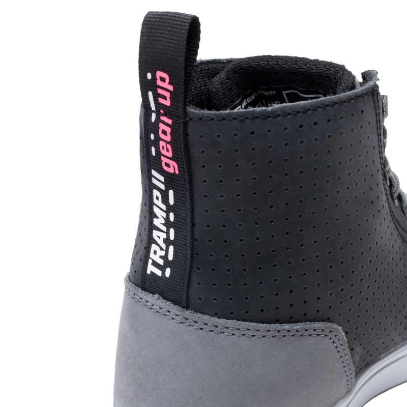 Bottes de moto Rebelhorn Tramp II noires et grises pour femmes