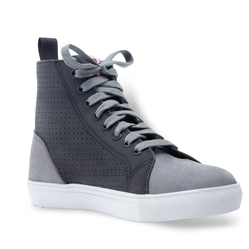 Bottes de moto Rebelhorn Tramp II noires et grises pour femmes