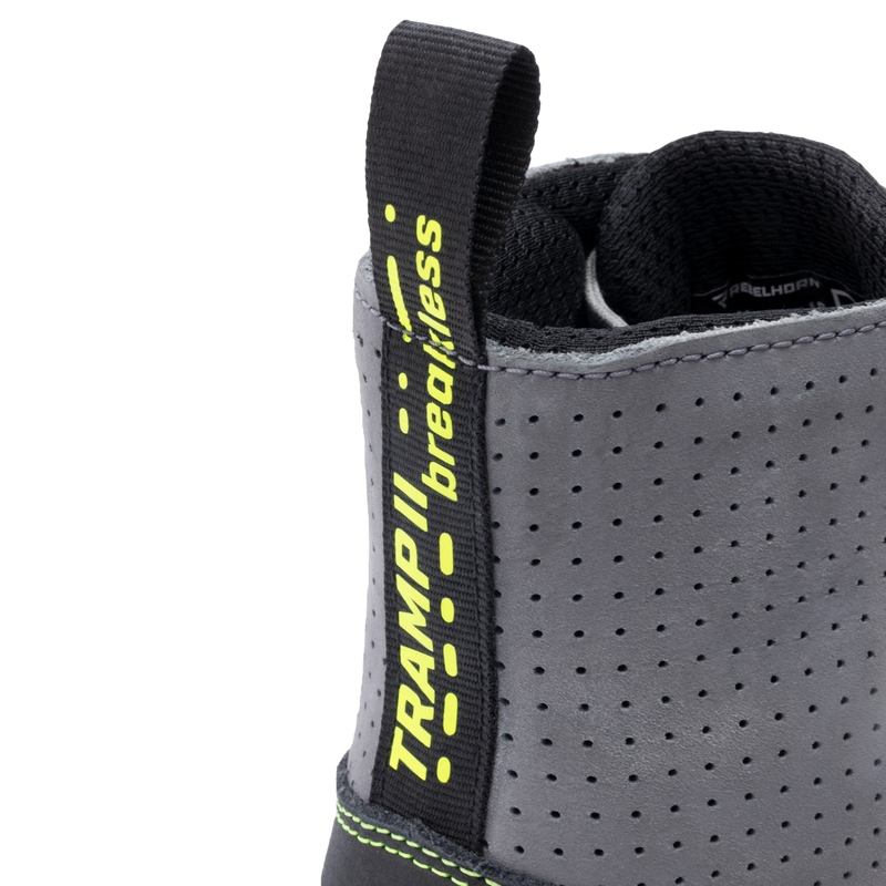 Bottes de moto Rebelhorn Tramp II gris-jaune fluo soldes