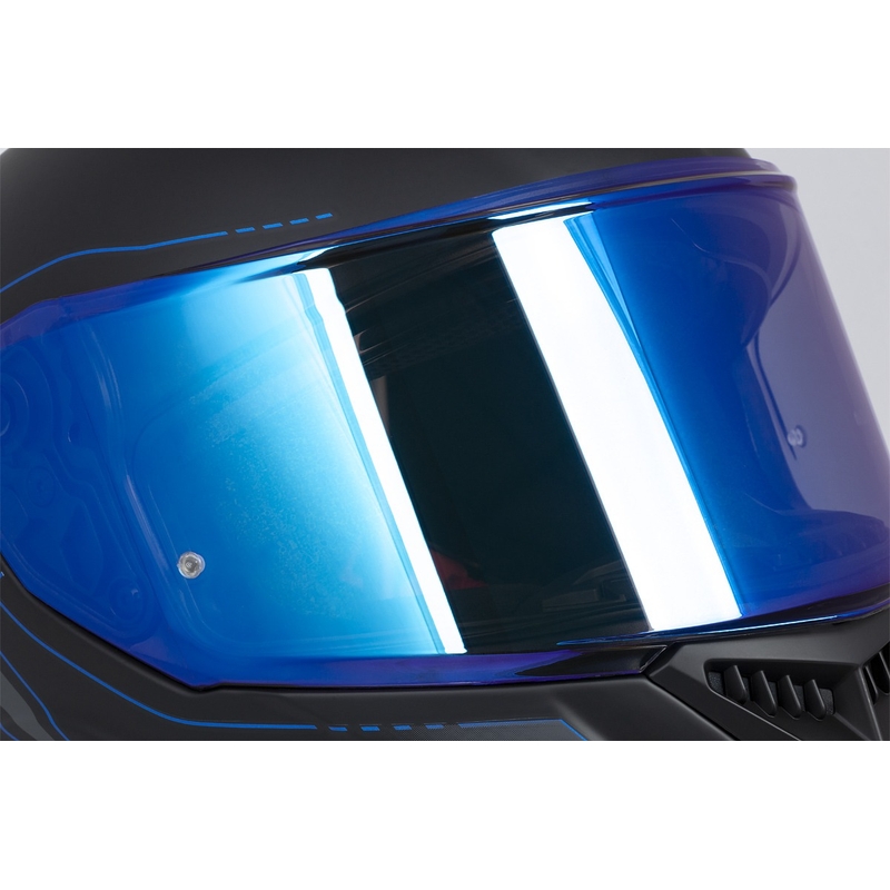 Casque moto Integral Cassida Integral GT 2.1 Flash noir-bleu-gris