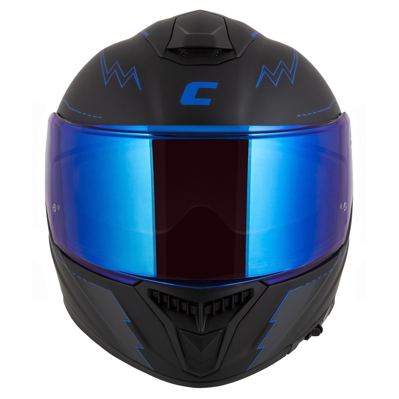 Casque moto Integral Cassida Integral GT 2.1 Flash noir-bleu-gris