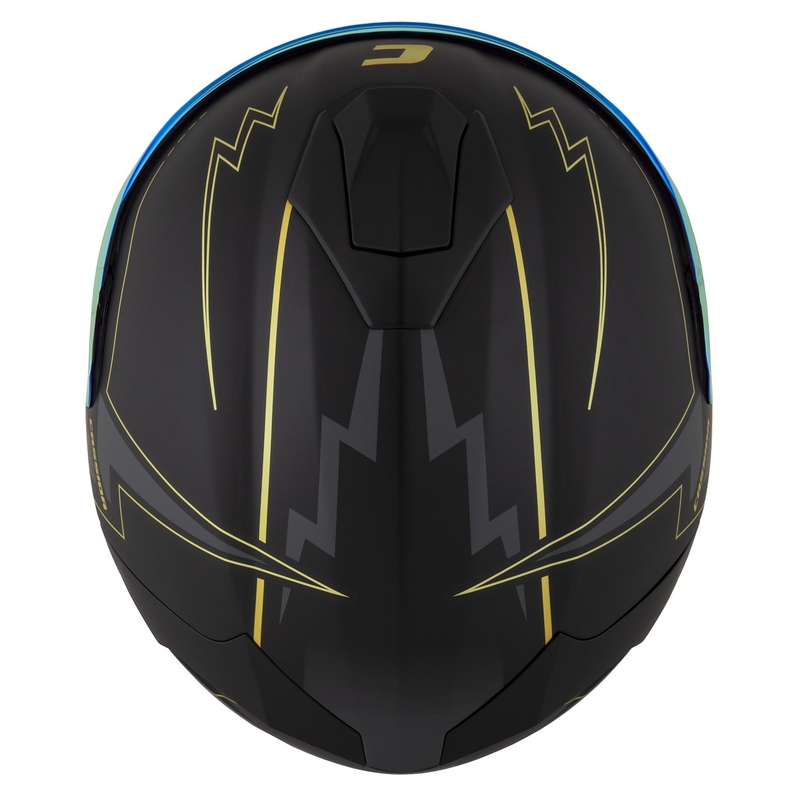 Casque moto Cassida Integral GT 2.1 Flash noir-gris-or