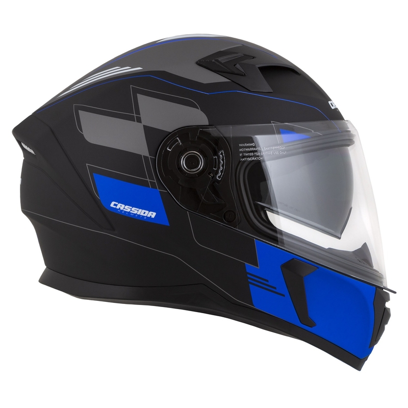 Casque intégral Cassida Integral 3.0 RoxoR noir-gris-bleu