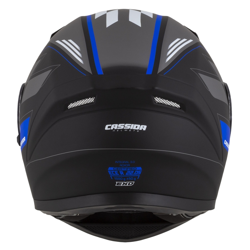 Casque intégral Cassida Integral 3.0 RoxoR noir-gris-bleu