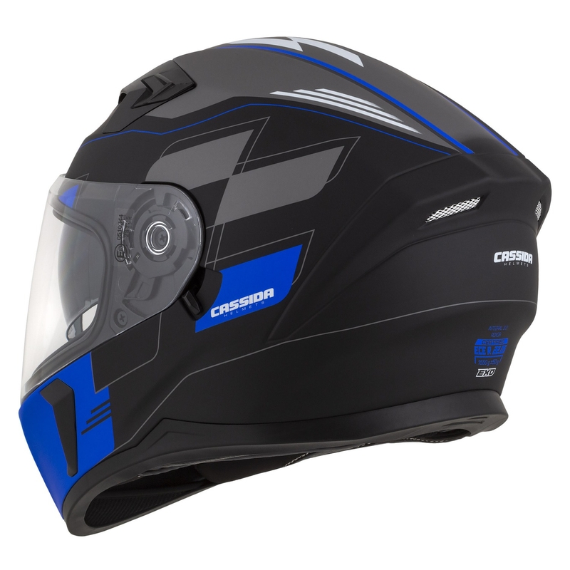 Casque intégral Cassida Integral 3.0 RoxoR noir-gris-bleu