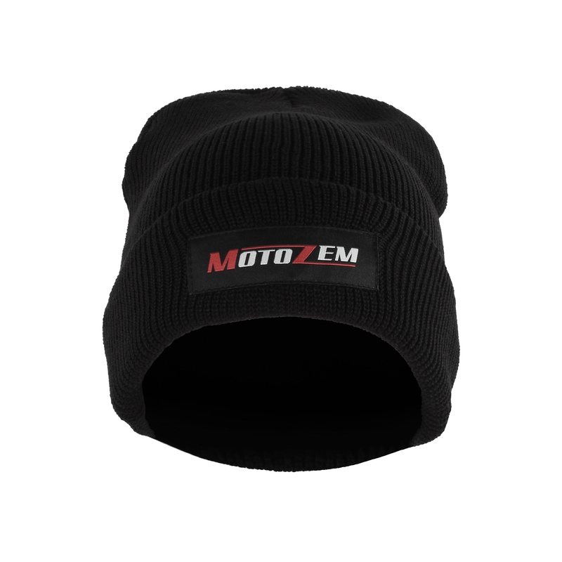 Bonnet d'hiver MotoZem noir
