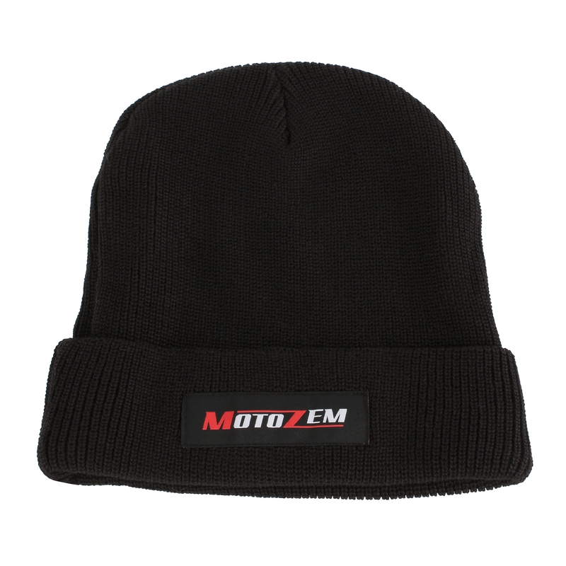Bonnet d'hiver MotoZem noir