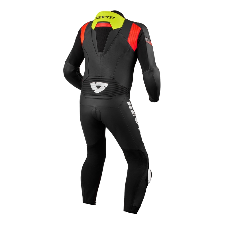 Combinaison moto une pièce Revit Argon 2 noir-jaune fluo