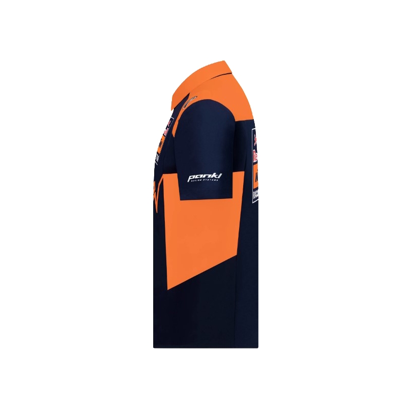KTM Red Bull Racing Chemise officielle Teamline bleu-orange soldes