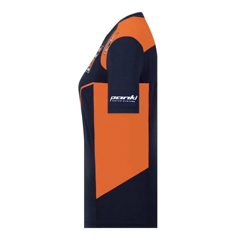 Chemise KTM Red Bull Racing Official Teamline bleu-orange pour femme soldes