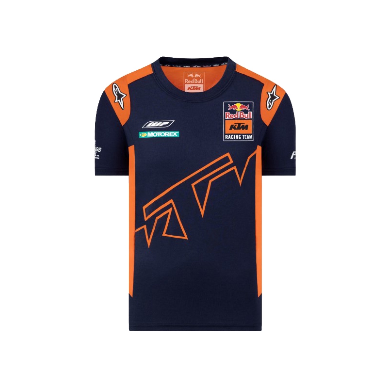 T-shirt enfant KTM Red Bull Racing Official Teamline bleu-orange