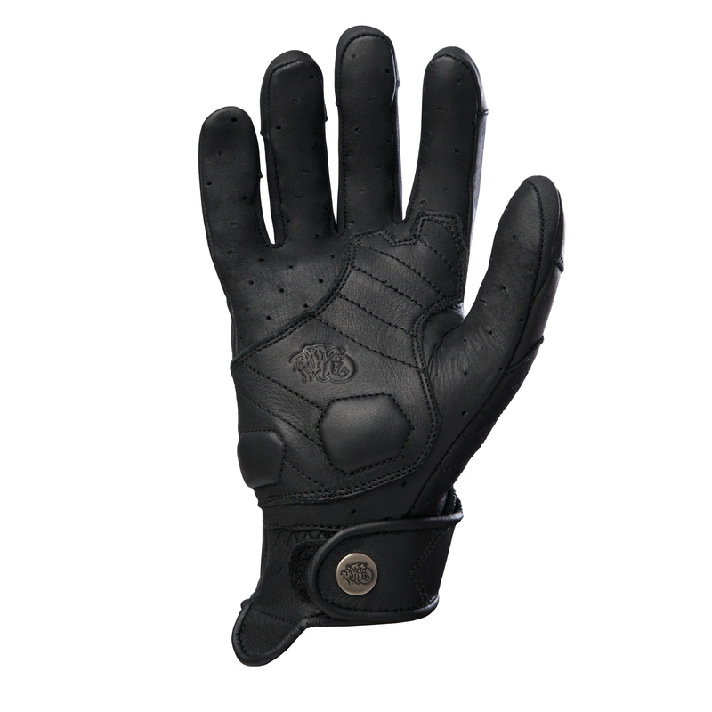 Gants de moto Broger Florida noirs pour femmes soldes