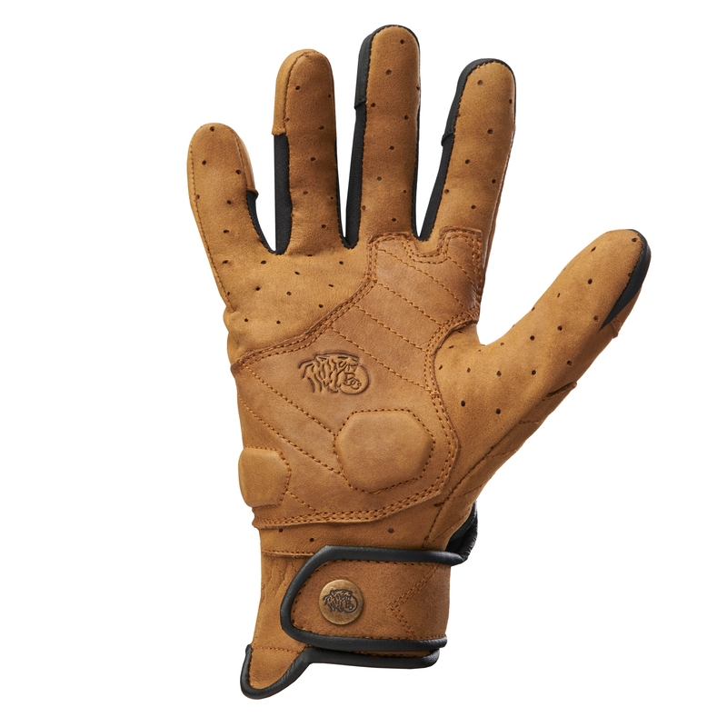 Gants de motard Broger Florida Cognac Brown pour femme soldes