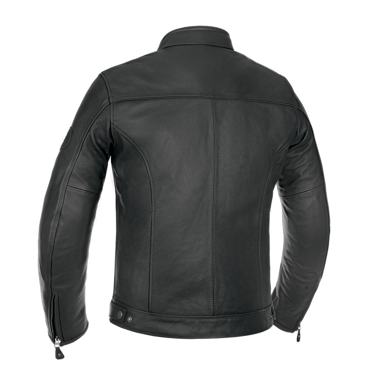 Oxford Walton Veste de moto en cuir noir