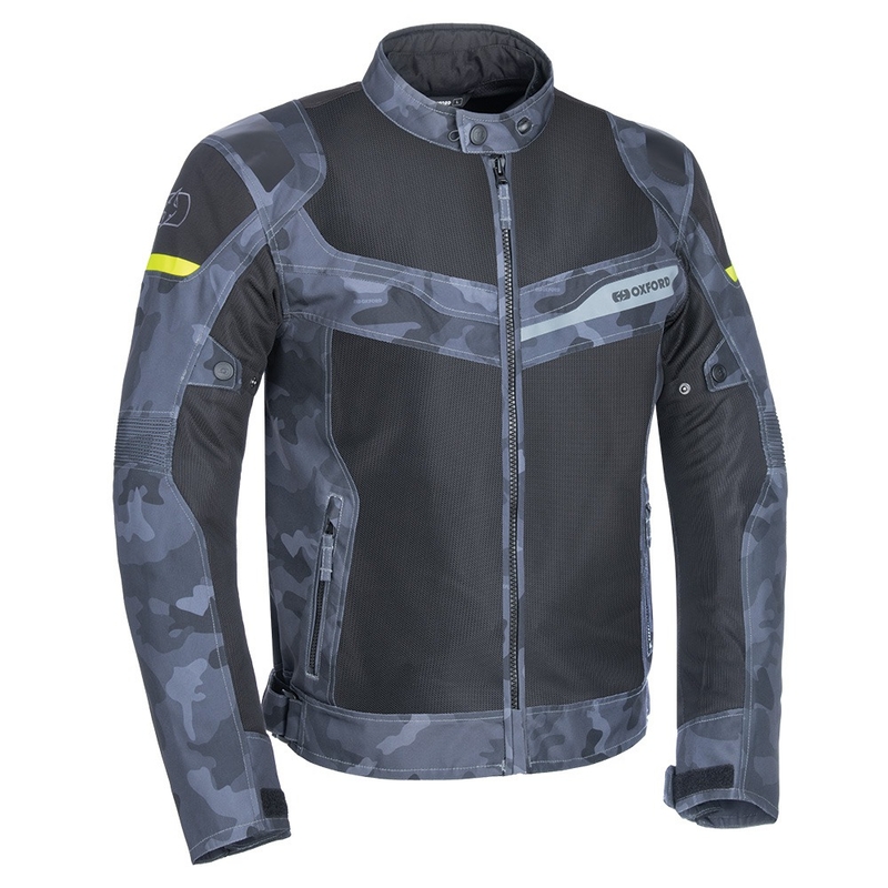 Veste moto Oxford Dakar D2D Air camouflage gris soldes