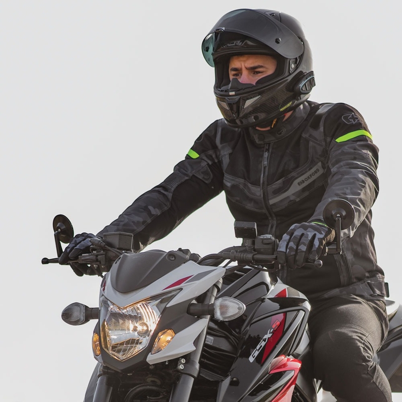 Veste moto Oxford Dakar D2D Air camouflage gris soldes