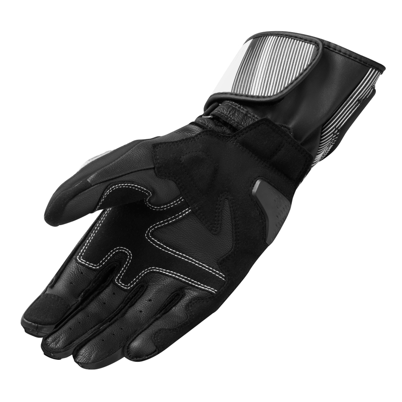 Gants moto Revit Metis 2 noir et blanc