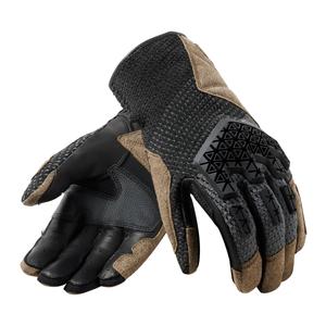 Gants de moto Revit Offtrack 2 noir-marron