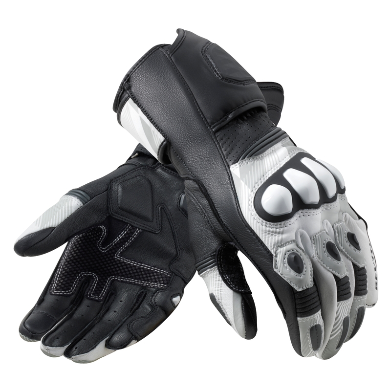 Gants de moto Revit League 2 noir-gris