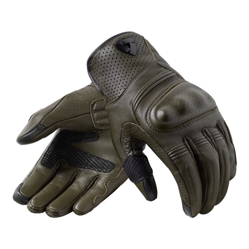 Gants moto Revit Monster 3 vert foncé