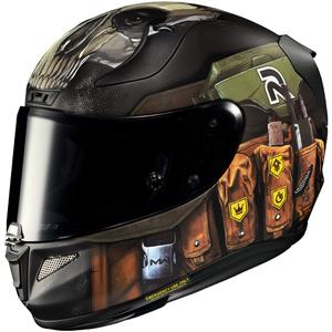 Casque moto intégral HJC RPHA 11 Ghost Call Of Duty MC34SF noir-brun-vert soldes