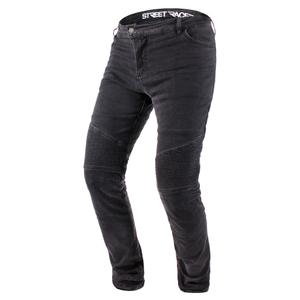 Jeansy na motorku Street Racer Spike černé