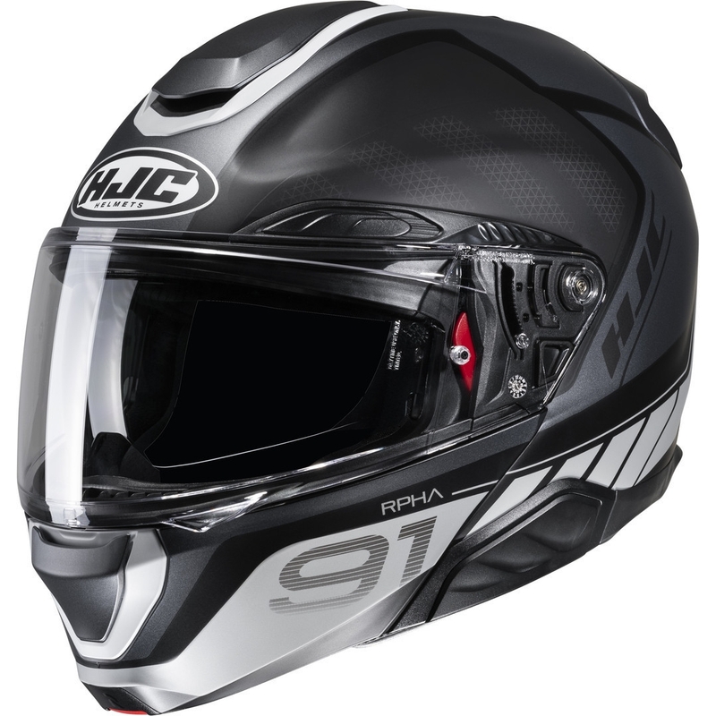 HJC RPHA 91 Rafino MC5SF casque moto gris-noir
