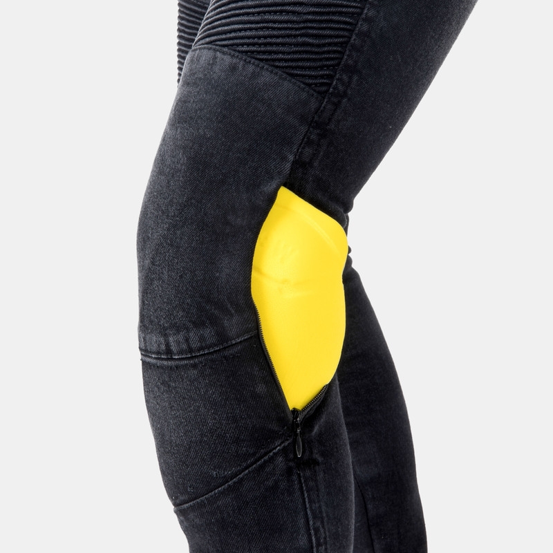 Jeans moto Ozone Agness II Black pour femme