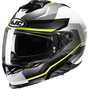 HJC i71 Nior MC3H noir-gris-blanc-jaune fluo casque moto intégral soldes