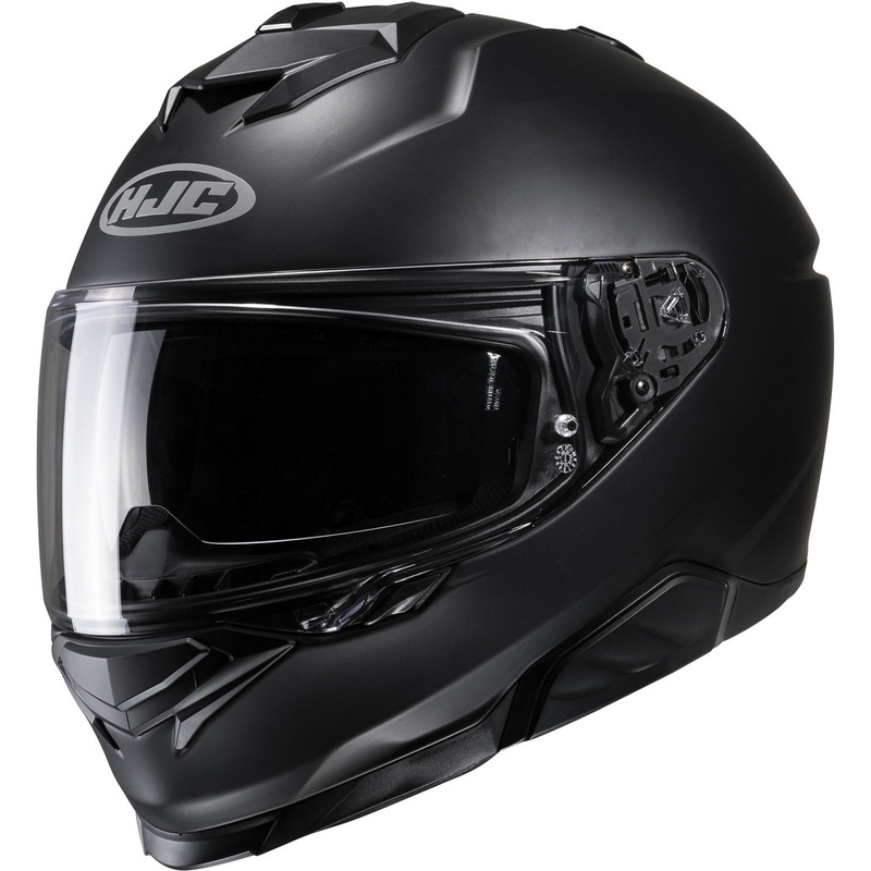 HJC i71 Solid Semi Flat Black Integral Motorcycle Helmet
