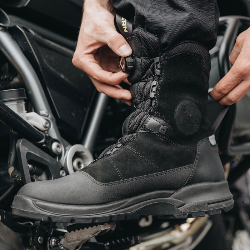 Bottes de moto noires Rebelhorn Infinity soldes