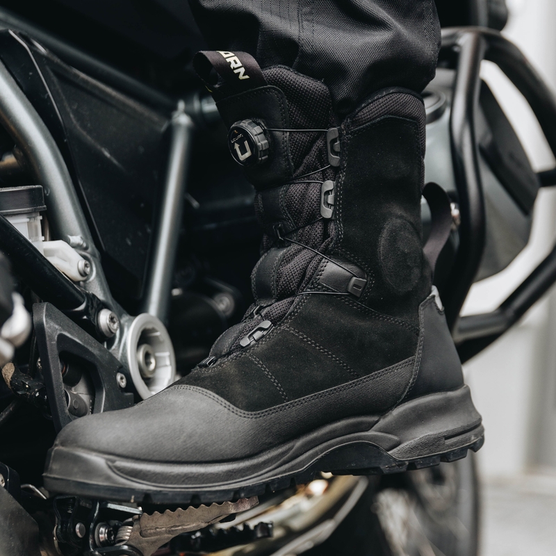 Bottes de moto noires Rebelhorn Infinity soldes