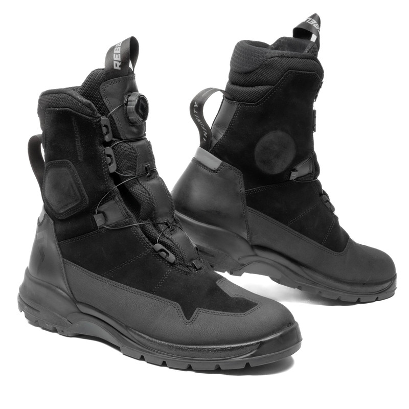 Bottes de moto noires Rebelhorn Infinity soldes