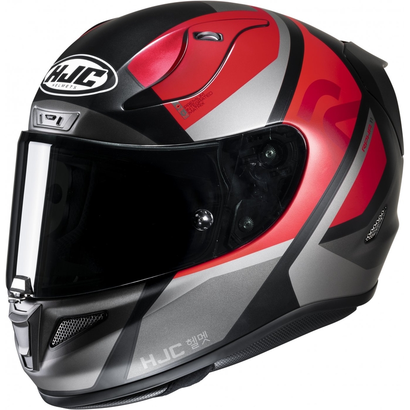 Casque moto intégral HJC RPHA 11 Seeze MC1SF noir-gris-rouge soldes
