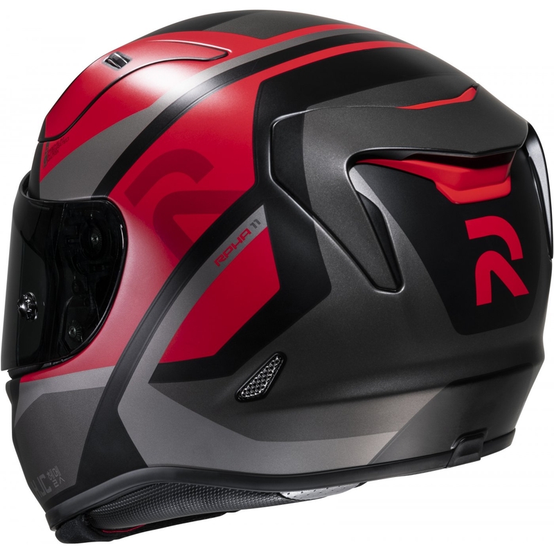 Casque moto intégral HJC RPHA 11 Seeze MC1SF noir-gris-rouge soldes