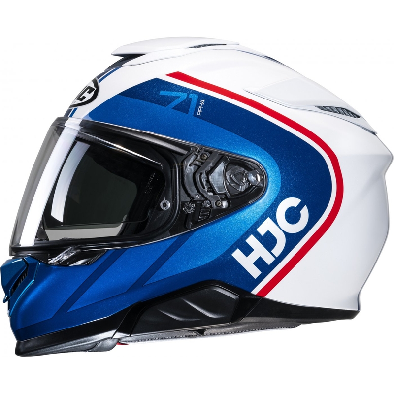 Casque moto intégral HJC RPHA 71 Mapos MC21 rouge-bleu-blanc soldes